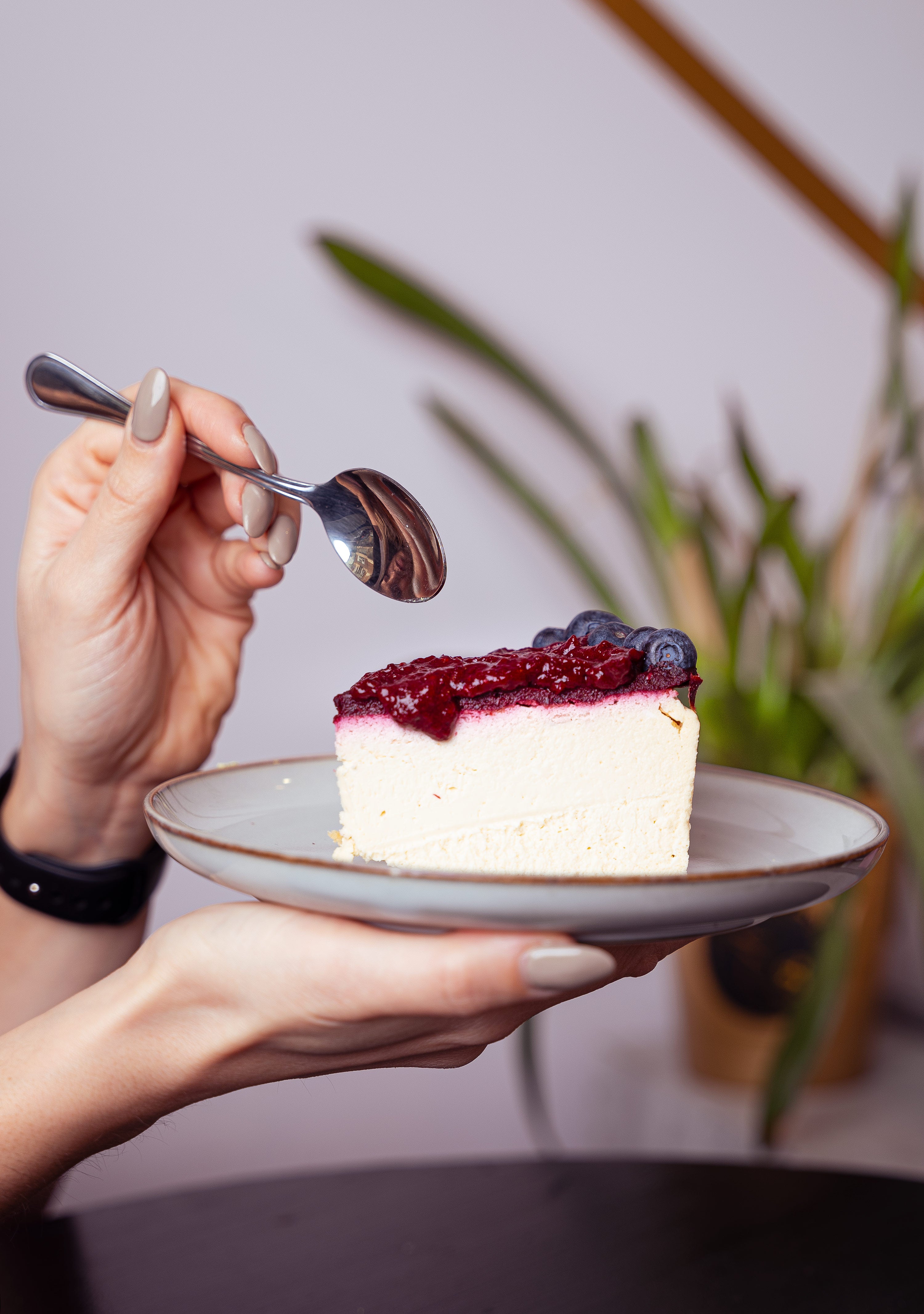 Keto Cheesecake Frutos del Bosque Chía