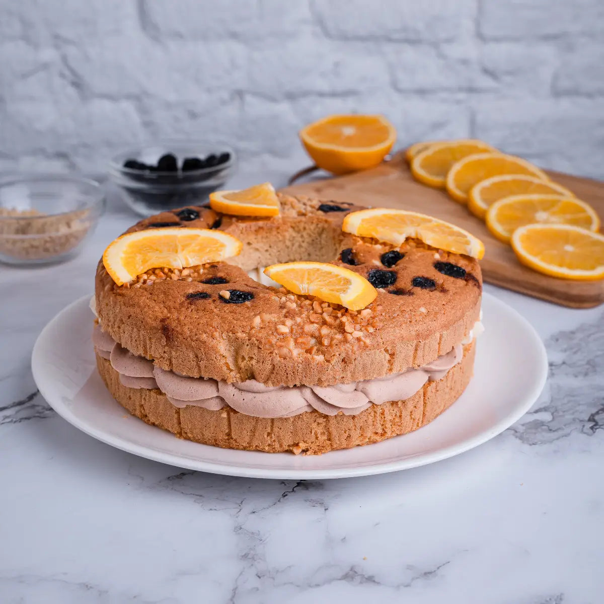 Roscón de Reyes Keto Trufa