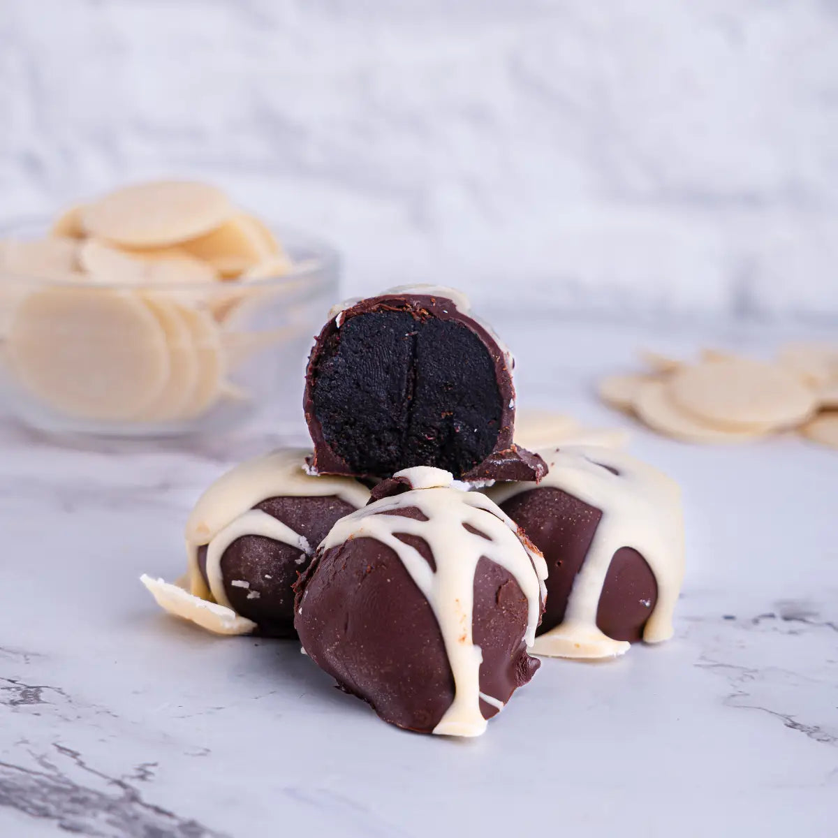 Trufa Keto Doble Chocolate Glaseadas