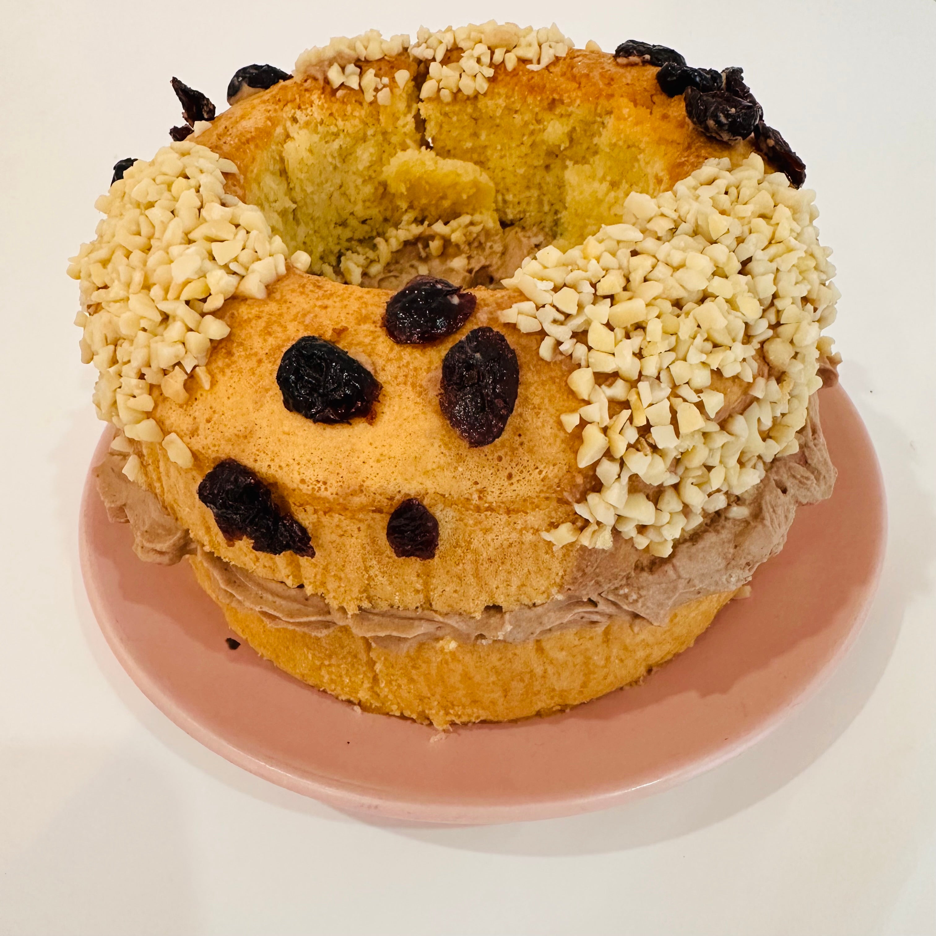 Roscón de reyes keto Mixto