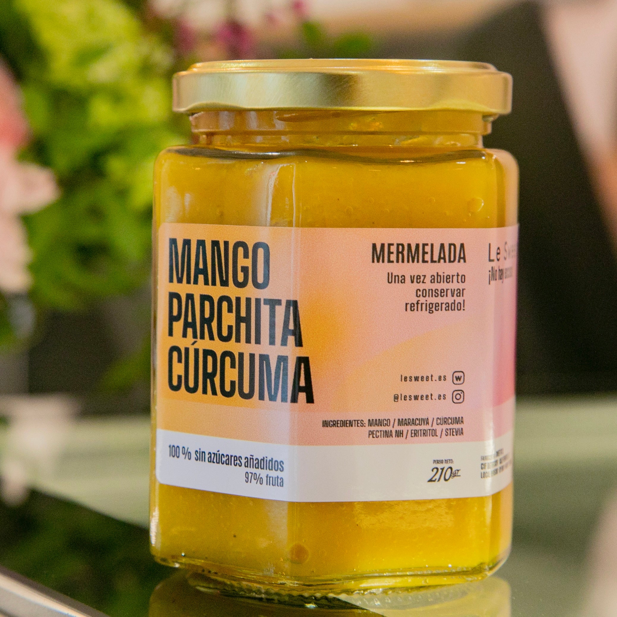 Mermelada Mango Parchita Cúrcuma