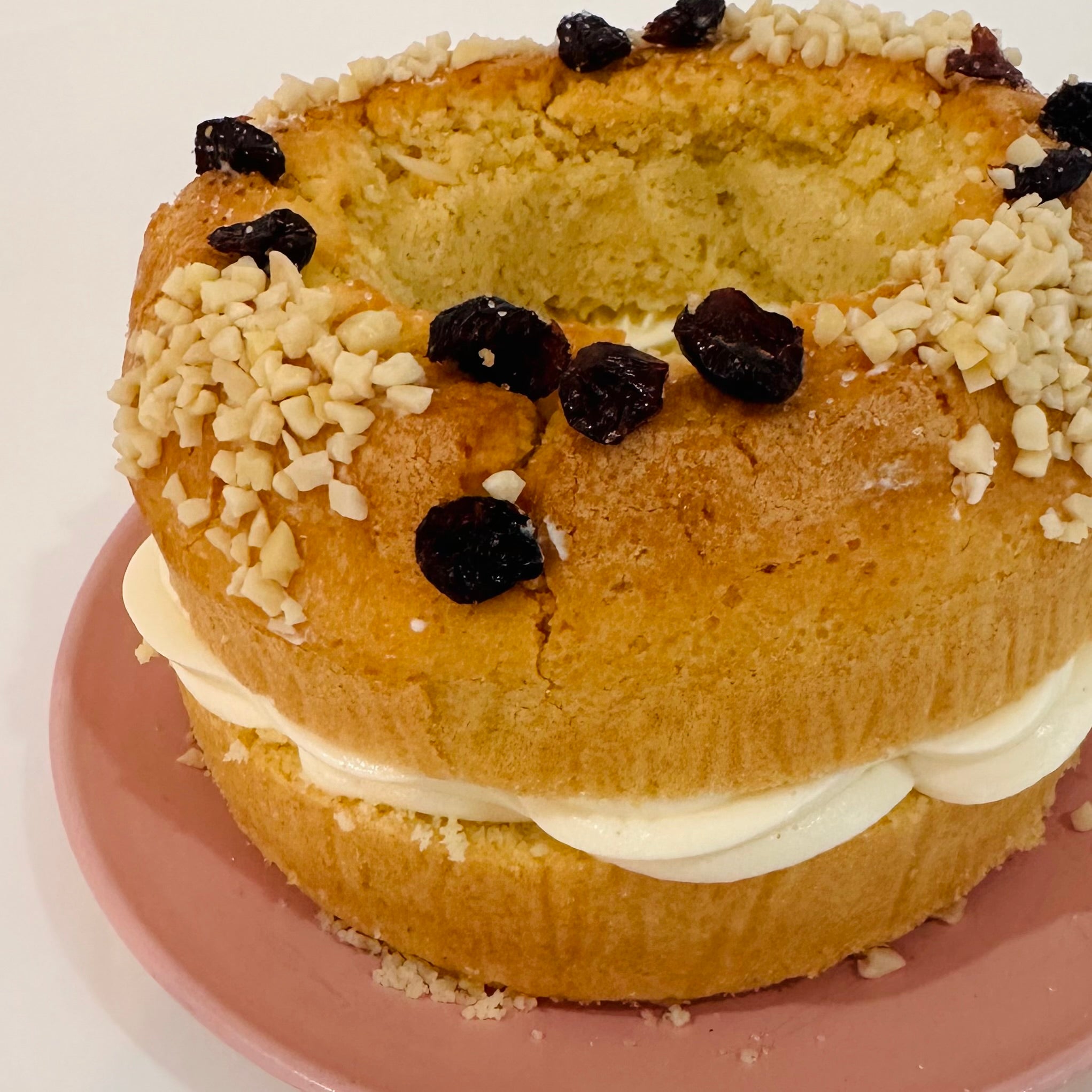 Roscón de reyes keto Mixto