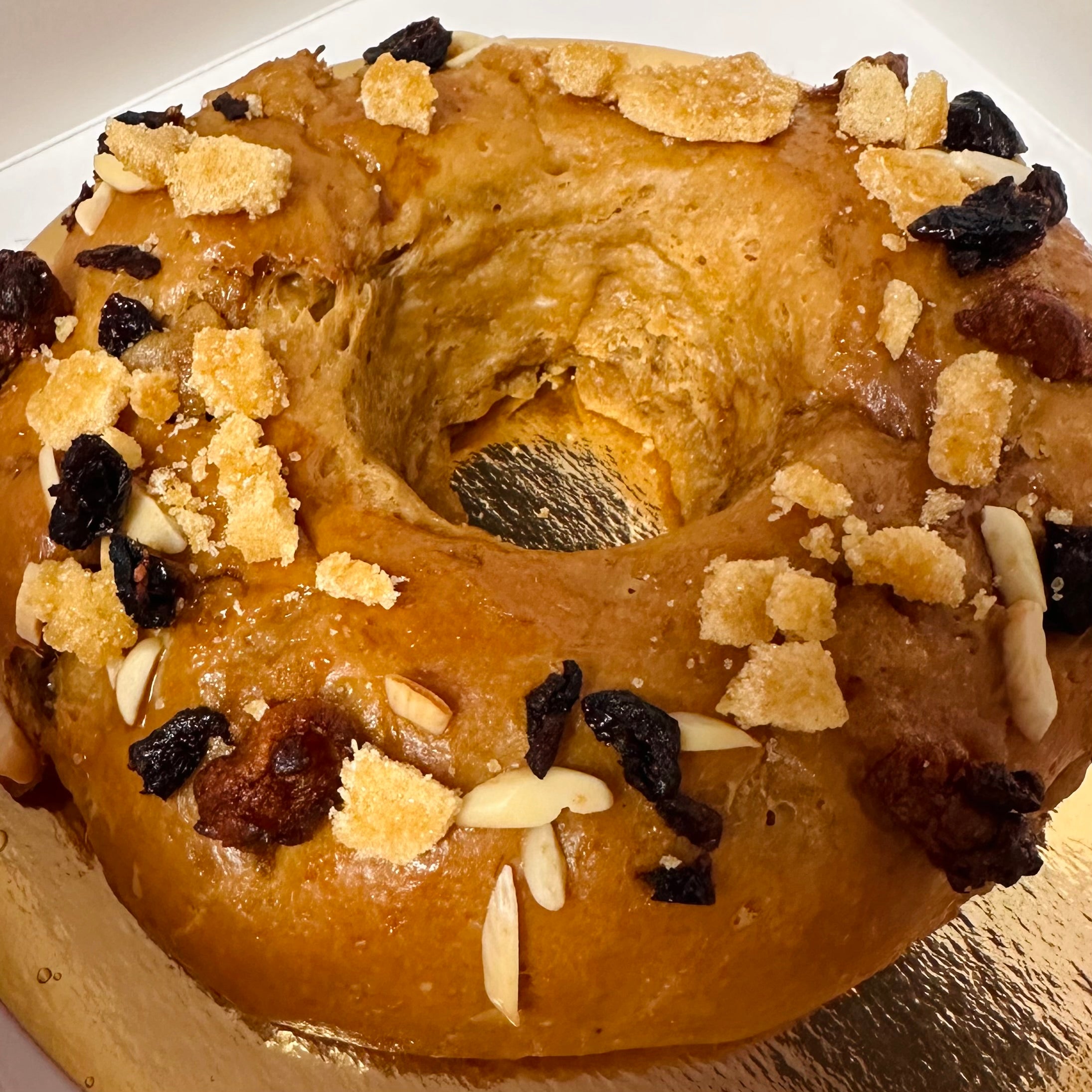 Roscón de Reyes tradicional