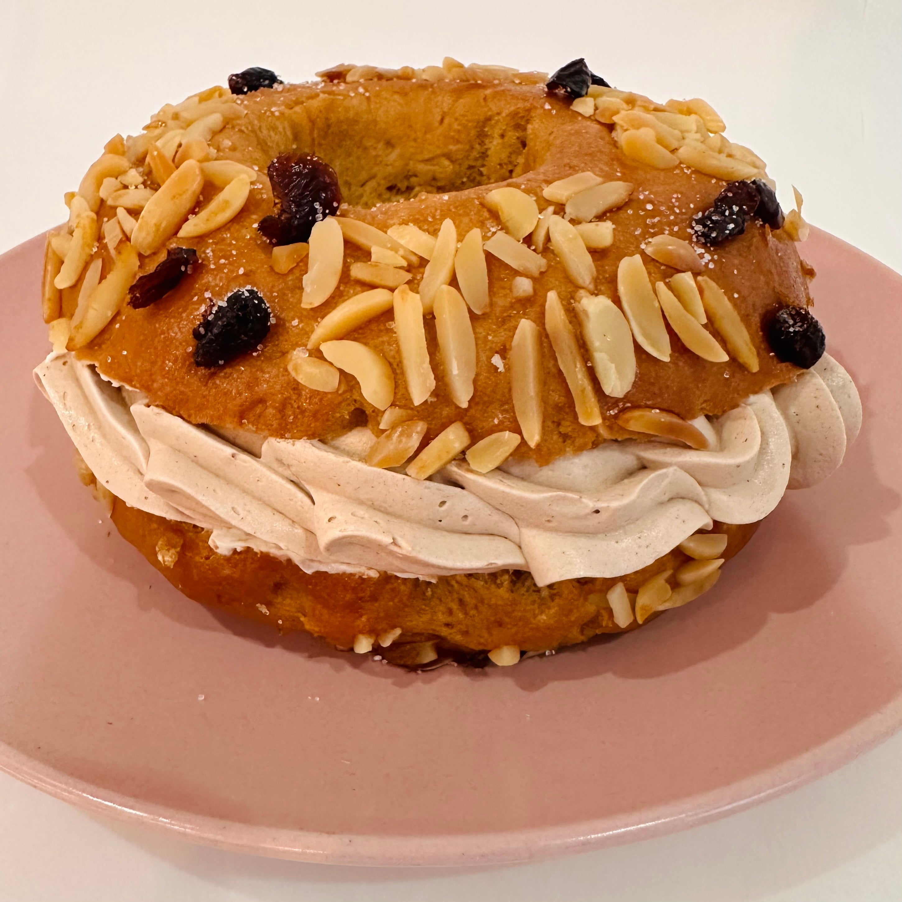 Traditional mixed Roscón de Reyes