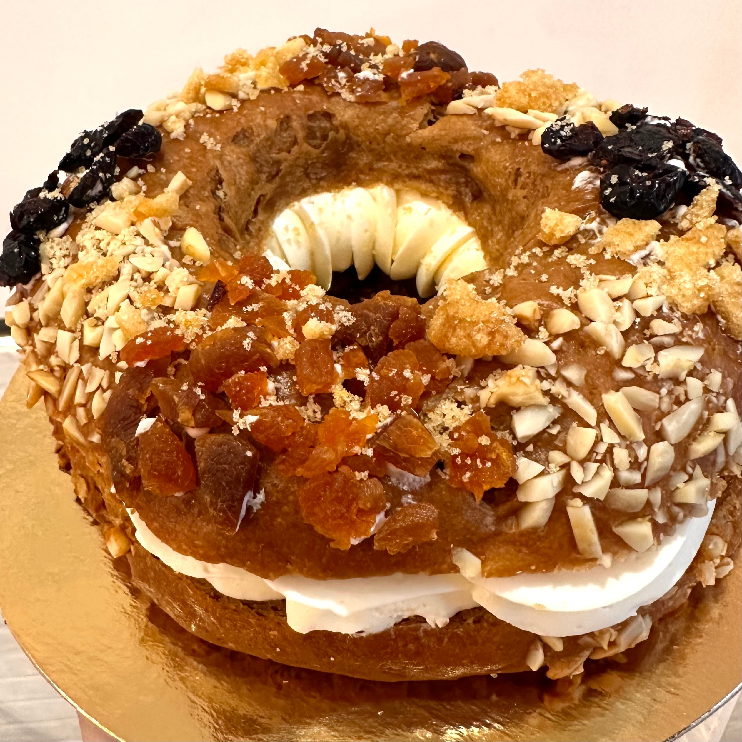 Traditional Cream Roscón de Reyes