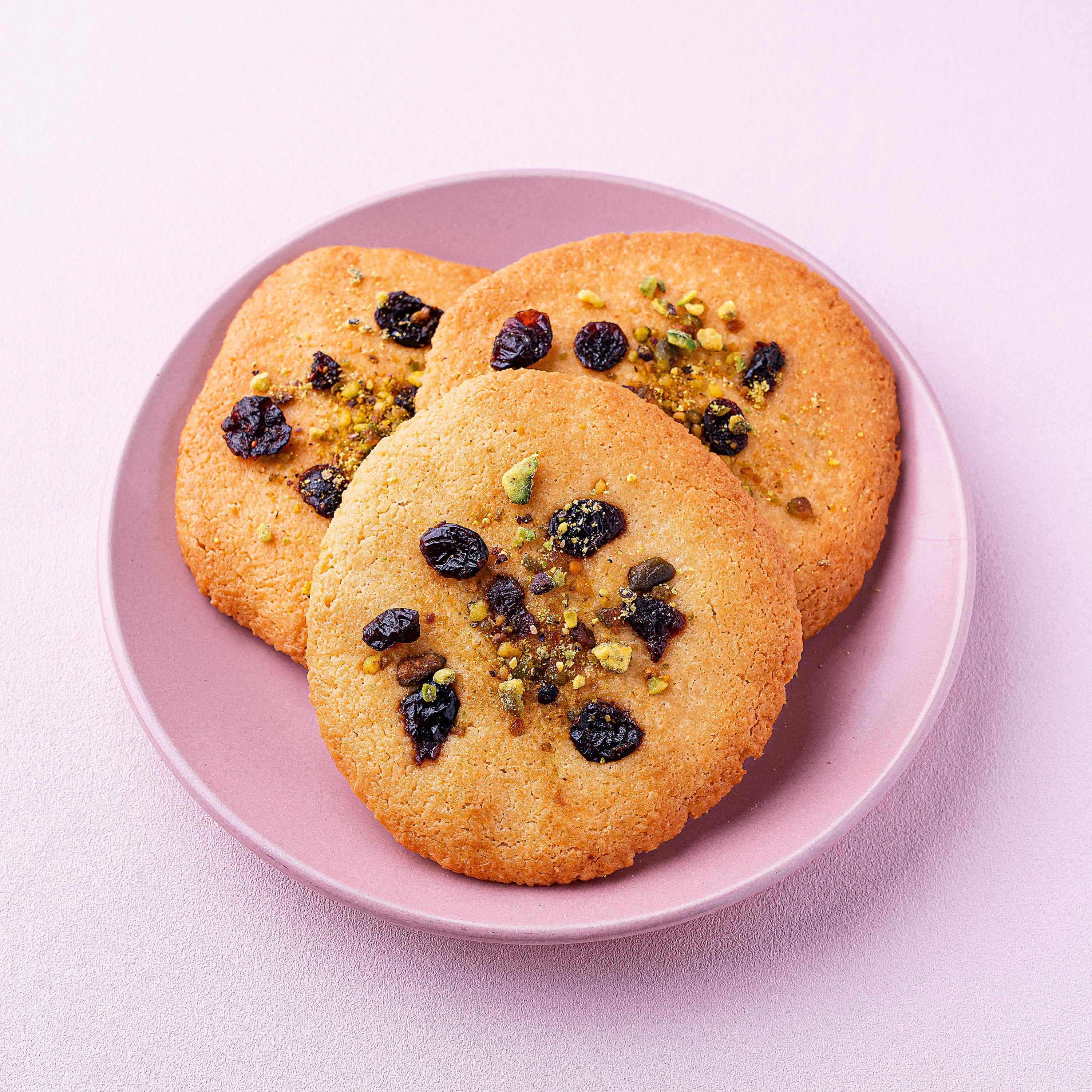Cookie Keto Pistacho Arándanos