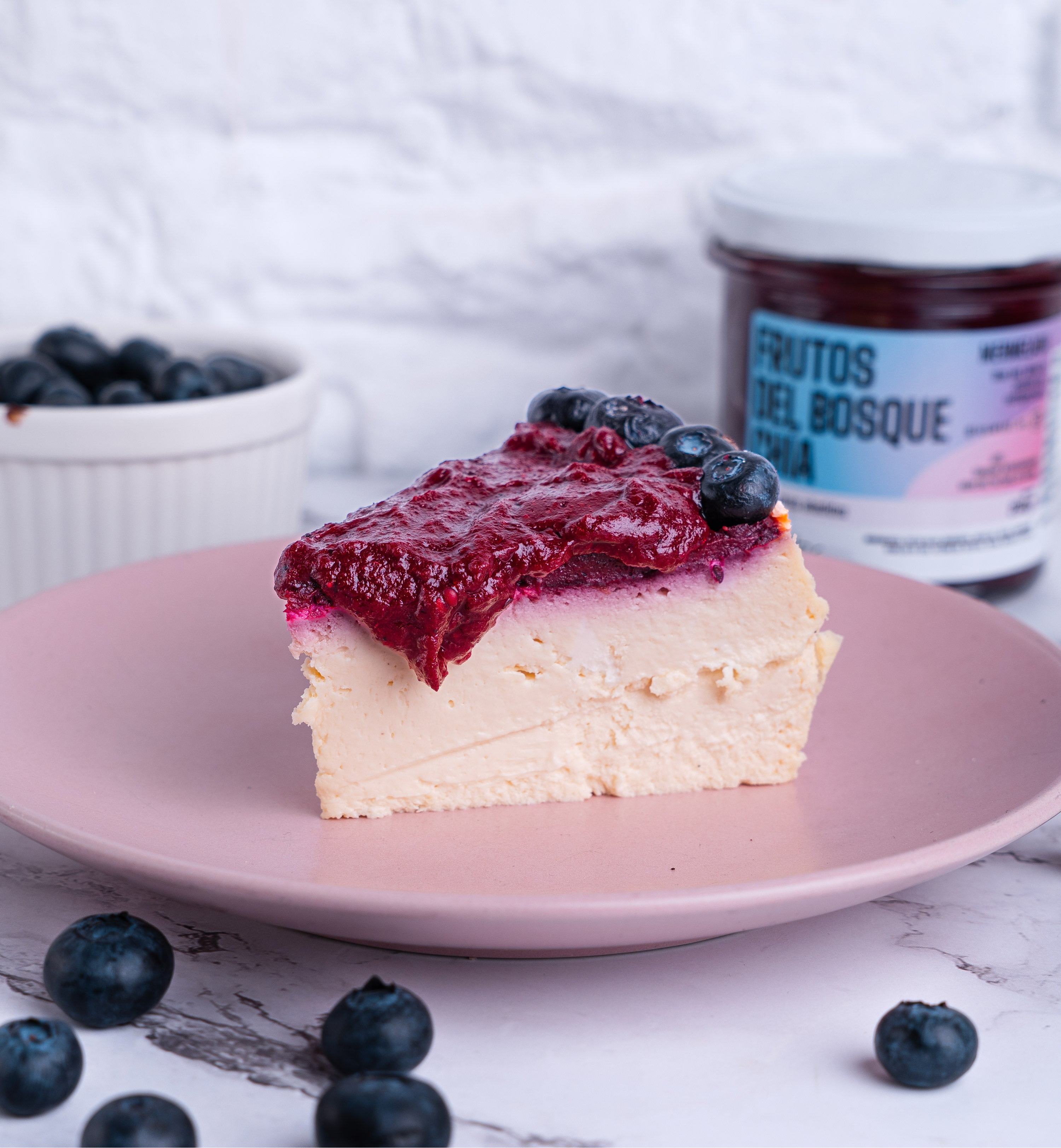 Keto Cheesecake Forest Fruits Chia