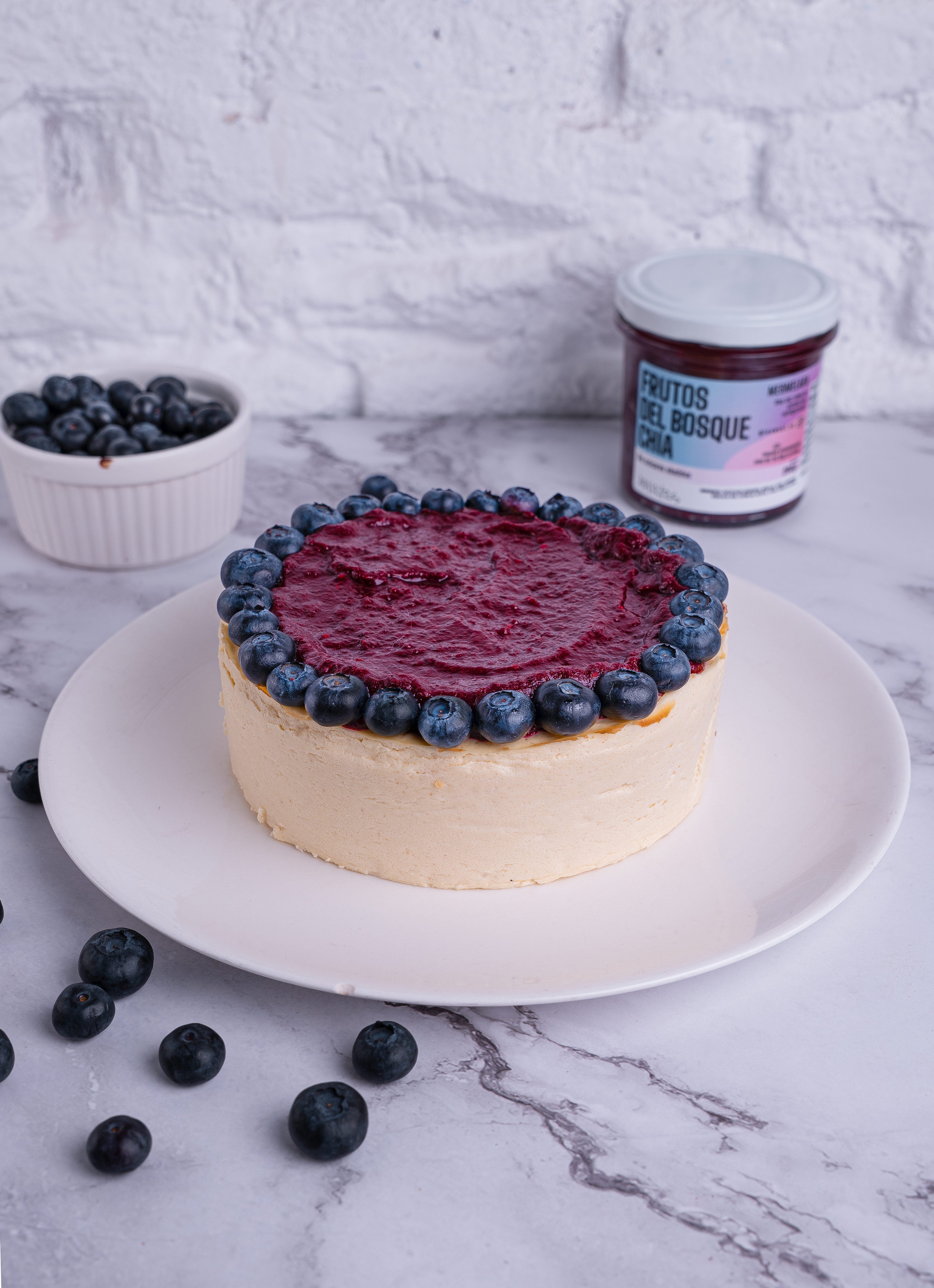 Keto Cheesecake Frutos del Bosque Chía