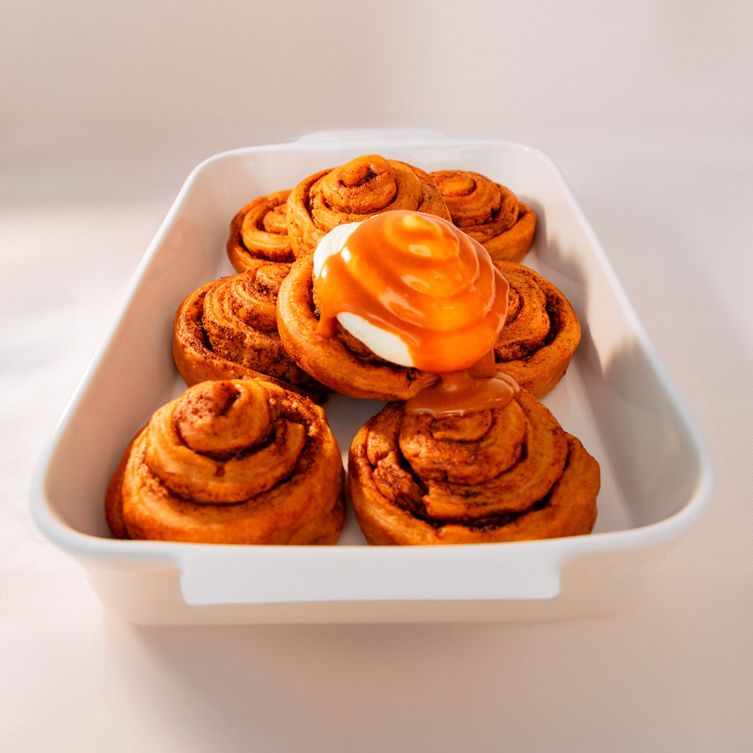 Cinnamon roll Dulce de leche