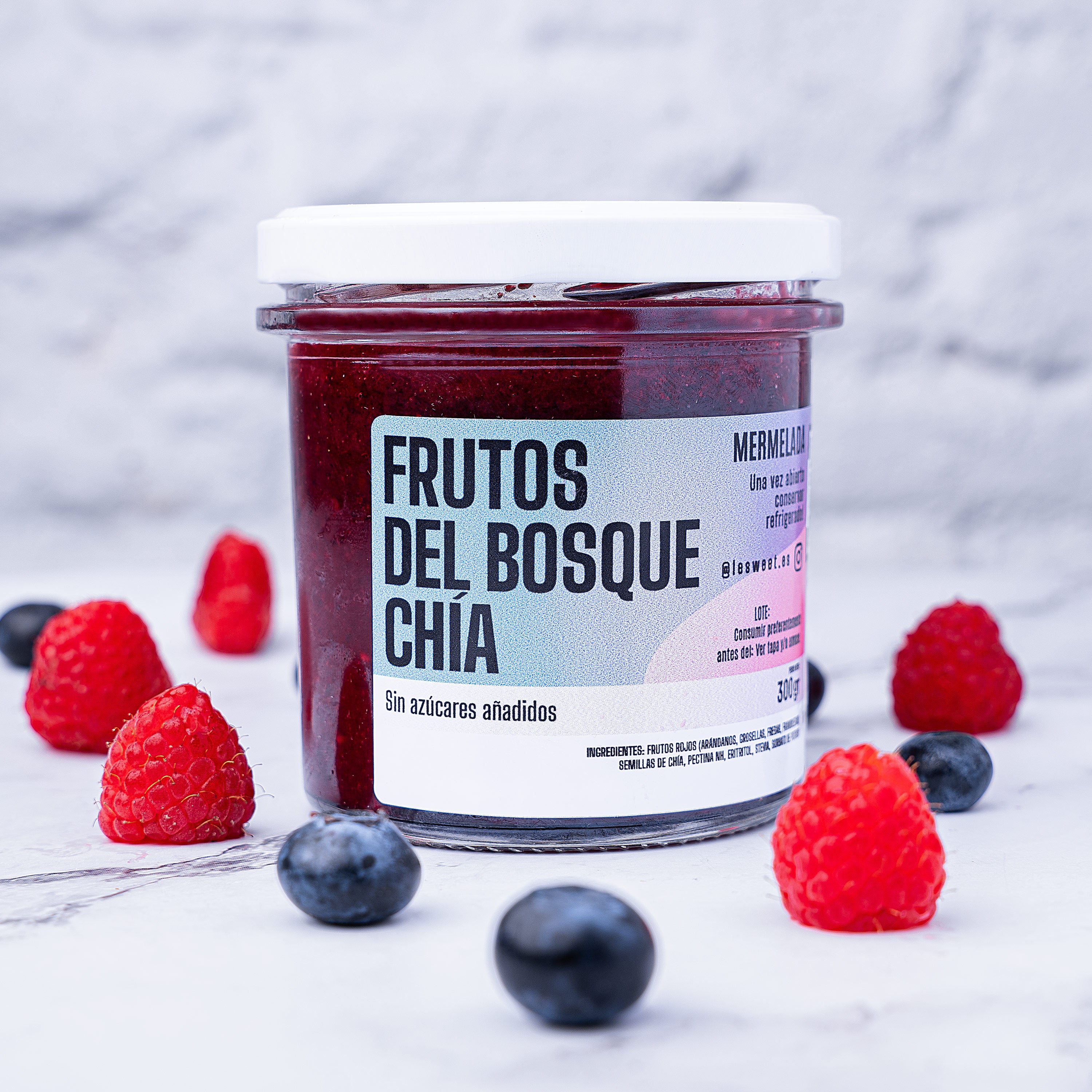 Mermelada Frutos del bosque chía